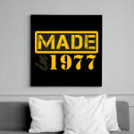 printfashion 1977 - Vászonkép - Fekete (12794761)