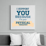 printfashion PHYSICAL THERAPIST - Vászonkép - Fehér (6621363)