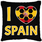 printfashion I love Spain - Párnahuzat, Díszpárnahuzat - Fekete (10789510)