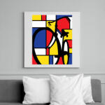 printfashion Colorful Bike - Vászonkép - Fehér (6631764)