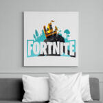 printfashion Fortnite logo Marshmello - Vászonkép - Fehér (16349494)
