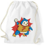 printfashion Kézilabdás pingvin - Sportzsák, Tornazsák - Fehér (11761966)
