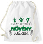 printfashion Utolsó növény - Sportzsák, Tornazsák - Fehér (12954662)