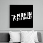 printfashion CS: GO - TŰZ! - Vászonkép - Fekete (6645168)