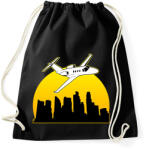 printfashion Utazás - Sportzsák, Tornazsák - Fekete (13014287)