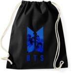 printfashion bts-kék - Sportzsák, Tornazsák - Fekete (5600513)