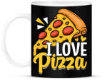 printfashion pizza - Bögre - Fekete (16505016)