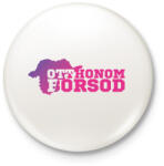 printfashion Otthonom Borsod - Kitűző, hűtőmágnes - Fehér (3082926)