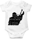 printfashion Witcher - Toss a coin. . . - Baba Body - Fehér (2689118)
