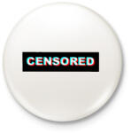 printfashion Censored - Kitűző, hűtőmágnes - Fehér (3087457)