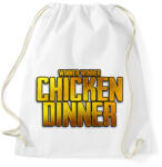 printfashion Winner winner chicken dinner - Sportzsák, Tornazsák - Fehér (6536206)