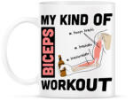 printfashion My Kind Of BICEPS Workout /r/ - Bögre - Fehér (789790)