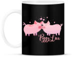 printfashion piggy_love - Bögre - Fekete (14522181)