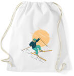 printfashion Síelő - Sportzsák, Tornazsák - Fehér (13242054)