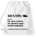 printfashion Mentős jelentése - Sportzsák, Tornazsák - Fehér (9123312)