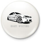printfashion BMW power - Kitűző, hűtőmágnes - Fehér (3089665)