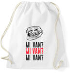 printfashion MI VAN MI VAN MI VAN - Sportzsák, Tornazsák - Fehér (10889155)