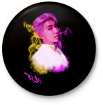 printfashion RM - Kitűző, hűtőmágnes - Fekete (5764417)