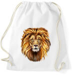 printfashion Oroszlán - Sportzsák, Tornazsák - Fehér (13801423)