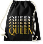printfashion Queen golden - Sportzsák, Tornazsák - Fekete (13531045)