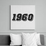 printfashion 1960 - Vászonkép - Fehér (6640273)