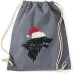 printfashion Christmas is coming - Trónok harca - Sportzsák, Tornazsák - Grafitszürke (5443586)