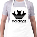 printfashion Adidogs - Kötény - Fehér (5385905)