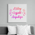 printfashion Anya - Vászonkép - Fehér (11405677)