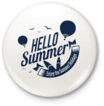 printfashion Hello Summer - Kitűző, hűtőmágnes - Fehér (3080519)