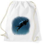 printfashion Búvár - Sportzsák, Tornazsák - Fehér (13008619)