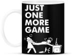 printfashion Just one more game - Bögre - Fekete (5709992)