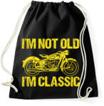 printfashion I am Classic - Sportzsák, Tornazsák - Fekete (8099583)