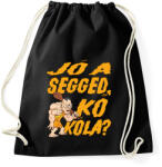 printfashion Jó a segged, kő kóla? - Sportzsák, Tornazsák - Fekete (16513869)