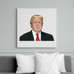 printfashion Donald Trump - Vászonkép - Fehér (6627717)