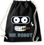 printfashion Mr. Robot - Sportzsák, Tornazsák - Fekete (1960061)