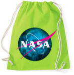 printfashion NASA NEBULA - Sportzsák, Tornazsák - Limezöld (870530)