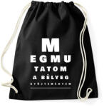 printfashion Megmutatom a bélyeggyújteményem - Sportzsák, Tornazsák - Fekete (10883917)