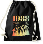 printfashion 1988 - Sportzsák, Tornazsák - Fekete (12724665)