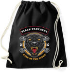 printfashion Fekete párduc - Sportzsák, Tornazsák - Fekete (38449)