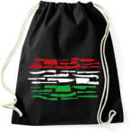 printfashion Magyar hentes - Sportzsák, Tornazsák - Fekete (9388757)