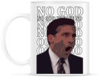 printfashion NO GOD PLEASE NO! - The office - Bögre - Fehér (13964876)