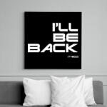 printfashion Meg visszaterek - T-800 - Vászonkép - Fekete (7578178)