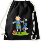 printfashion 2 yeras old" for boy - Sportzsák, Tornazsák - Fekete (13448634)