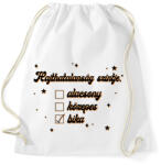 printfashion Hajthatatlanság szintje - Sportzsák, Tornazsák - Fehér (8523700)