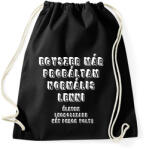 printfashion Egyszer már próbáltam normális lenni. . . - Sportzsák, Tornazsák - Fekete (16605019)