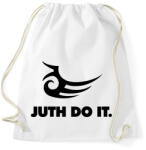 printfashion Juht do it - Sportzsák, Tornazsák - Fehér (2278461)