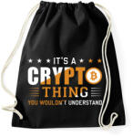 printfashion bitcoin 95 - Sportzsák, Tornazsák - Fekete (10369137)