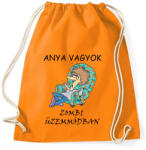 printfashion Anya vagyok zombi üzemmódban - Sportzsák, Tornazsák - Narancssárga (14164650)
