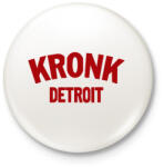 printfashion Kronk detroit - Kitűző, hűtőmágnes - Fehér (3084115)