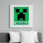 printfashion Minecraft Creeper - Vászonkép - Fehér (6623581)